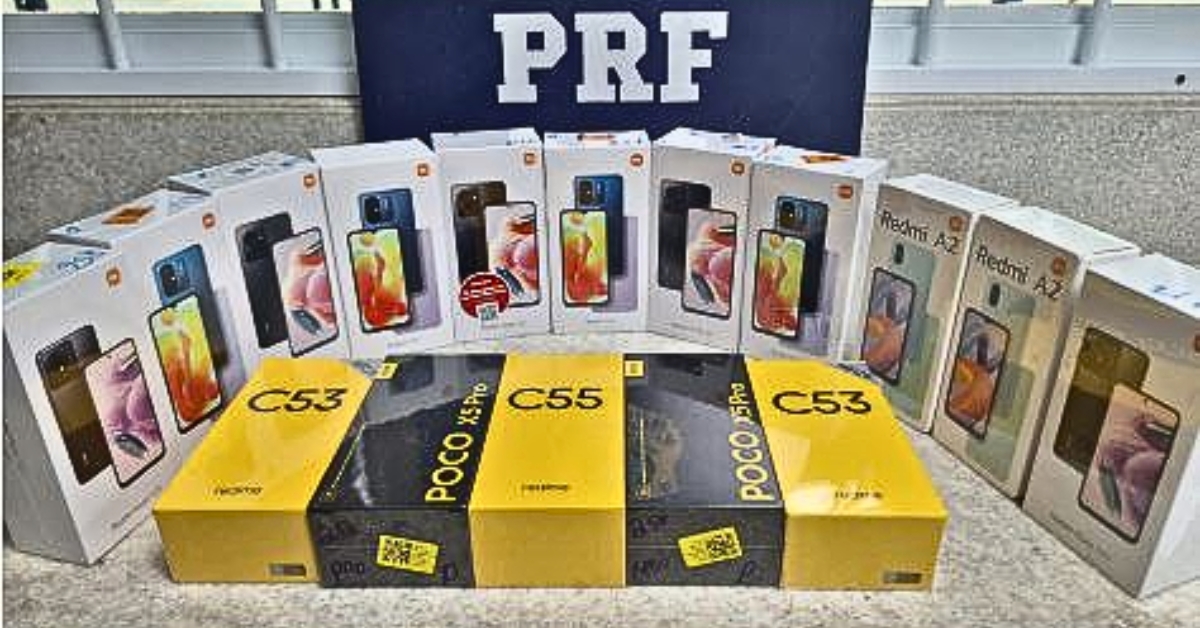 Polícia Rodoviária Federal confisca mais de 100 celulares na Bahia 